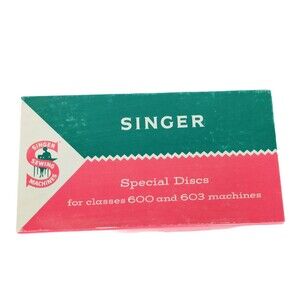 Vintage 50s SINGER 12 Ct. Special Discs Class 600 & 603 Sewing Machines No 21976